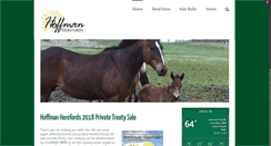 Desktop Screenshot of hoffmanherefords.com